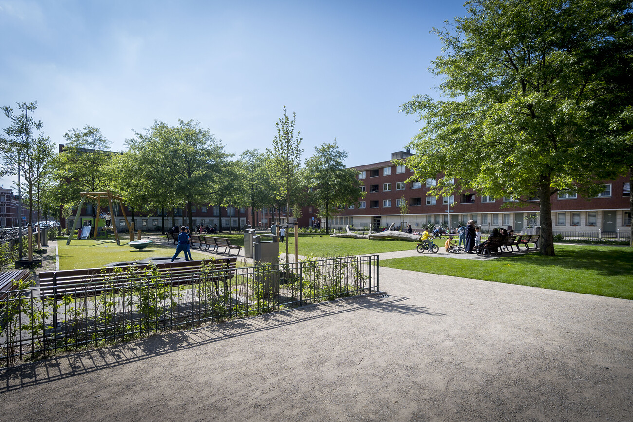 Het Westlandseplein in de Schilderswijk