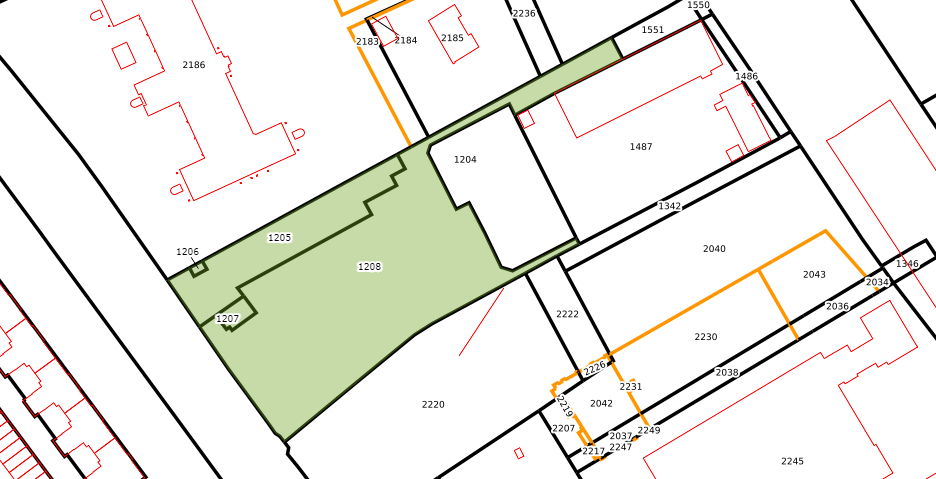 Plattegrond van de Binckhorst