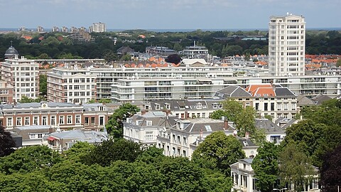 Uitzicht over Den Haag