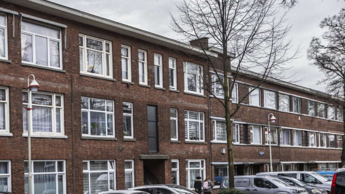 Foto van woningen in de Linnaeusstraat in Laak.